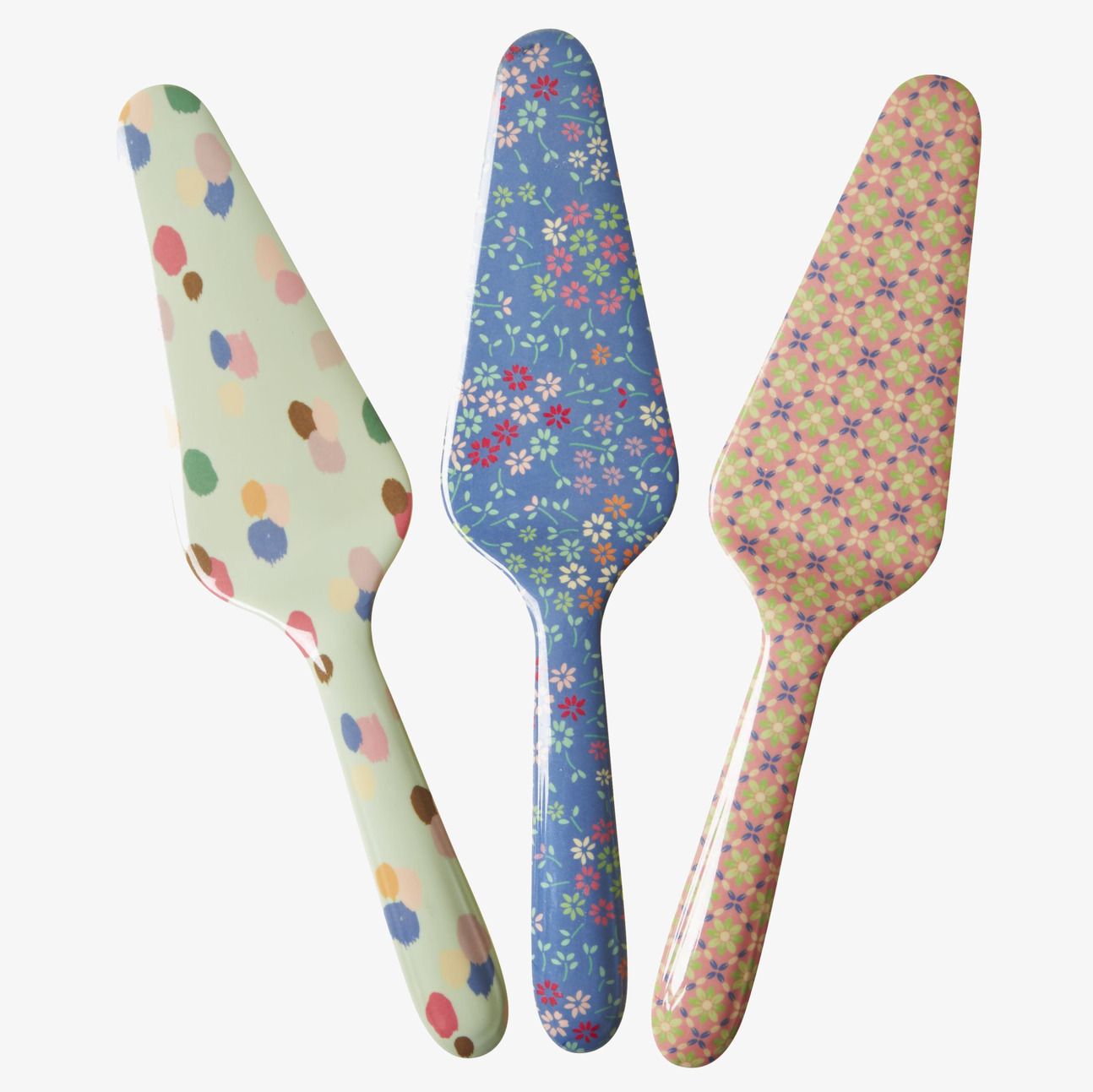 Tårtspade - Stay Outstanding från Rice i tre färgglada mönster