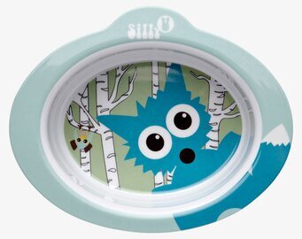 Forest Skål Anti-Slip Blå från Silly U / Done by Deer