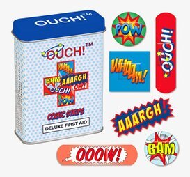 Comic Strips från Ouch! i färgglad serietidningsdesign