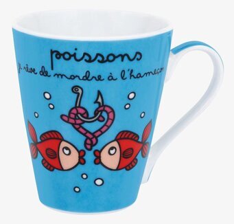 Mugg Fisk från Derriére la porte med lekfull fiskdesign