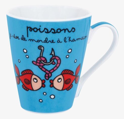 Mugg Fisk från Derriére la porte med lekfull fiskdesign