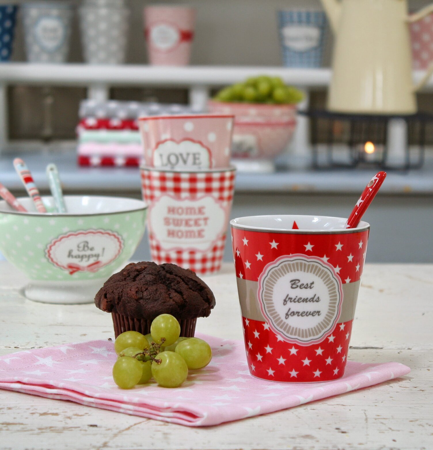 Happy Mugs - Best Friends Forever från Krasilnikoff i kök