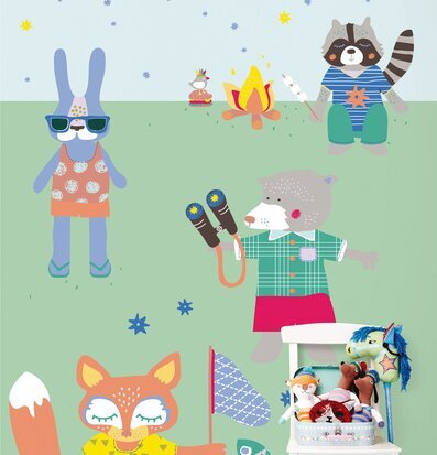Tapet - Cute Boys Enjoying The Holidays från Rice, barnrum