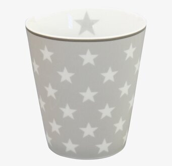 Happy Mugs - Star Ljusgrå från Krasilnikoff på köksbänk