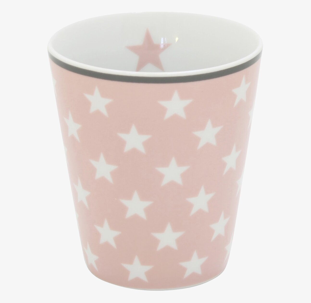 Happy Mugs - Star Rosa från Krasilnikoff med rosa stjärnor