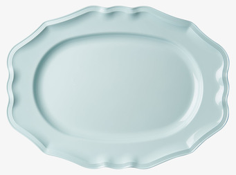 Serveringsfat Mint från Rice med elegant vågformad kant