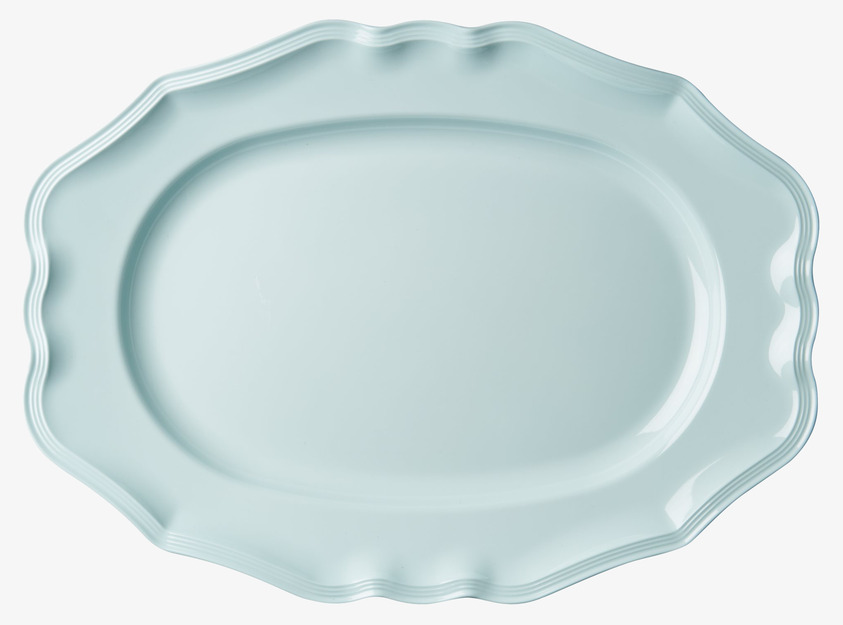 Serveringsfat Mint från Rice med elegant vågformad kant