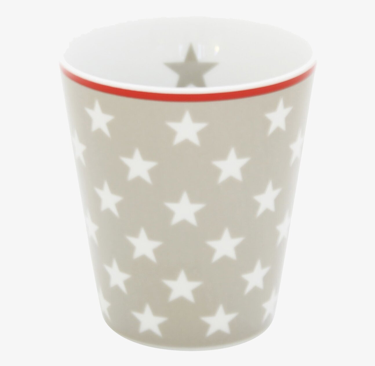 Happy Mugs - Star Beige från Krasilnikoff med stjärnmönster