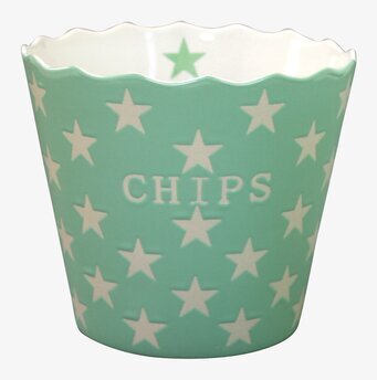 Happy Stars - Chips Mintgrön från Krasilnikoff i närbild