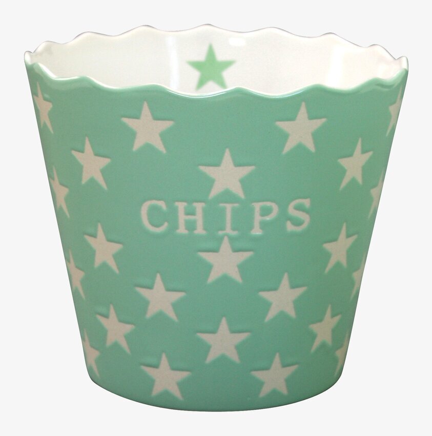 Happy Stars - Chips Mintgrön från Krasilnikoff i närbild