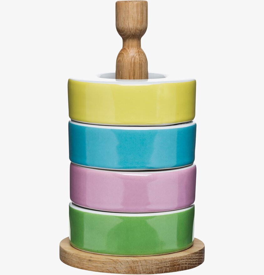 Äggkoppar 4-Pack från Sagaform i färgglad och praktisk design