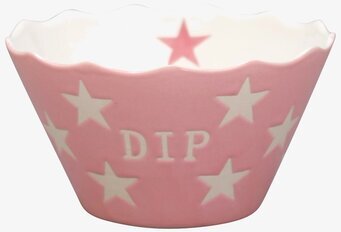 Happy Stars - Dip Rosa från Krasilnikoff med rosa stjärnor