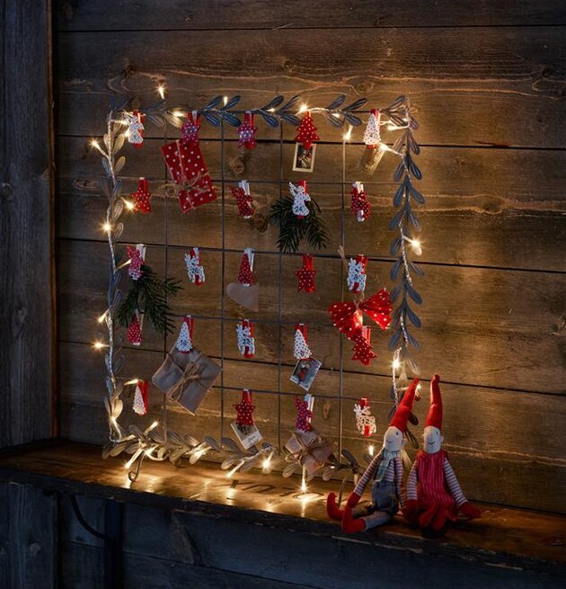 Wilbur Dekoration LED från Markslöjd med julmotiv och ljus