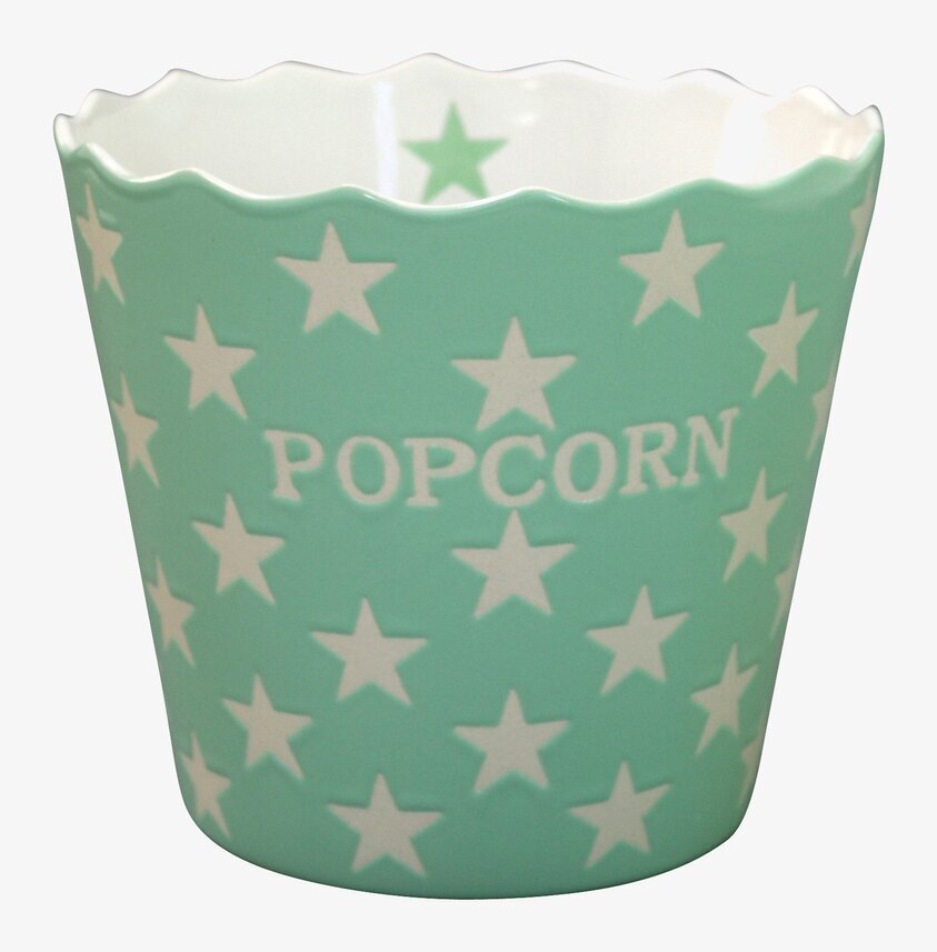 Happy Stars - Popcorn Mintgrön från Krasilnikoff, vågig kant