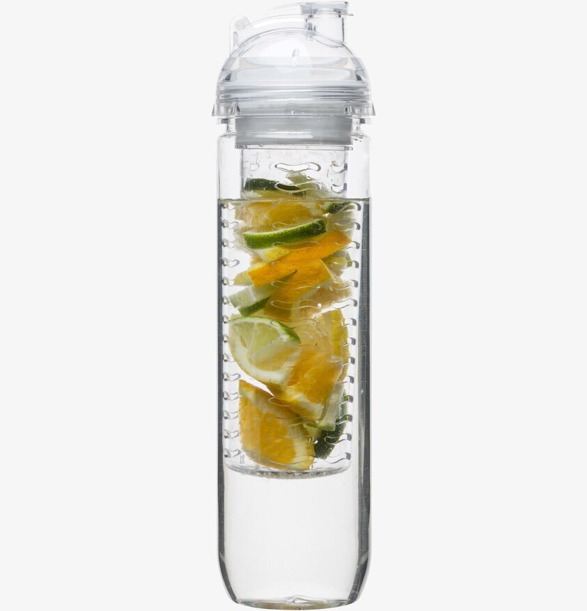 Fresh Flaska Med Fruktkolv Klar från Sagaform på ett bord