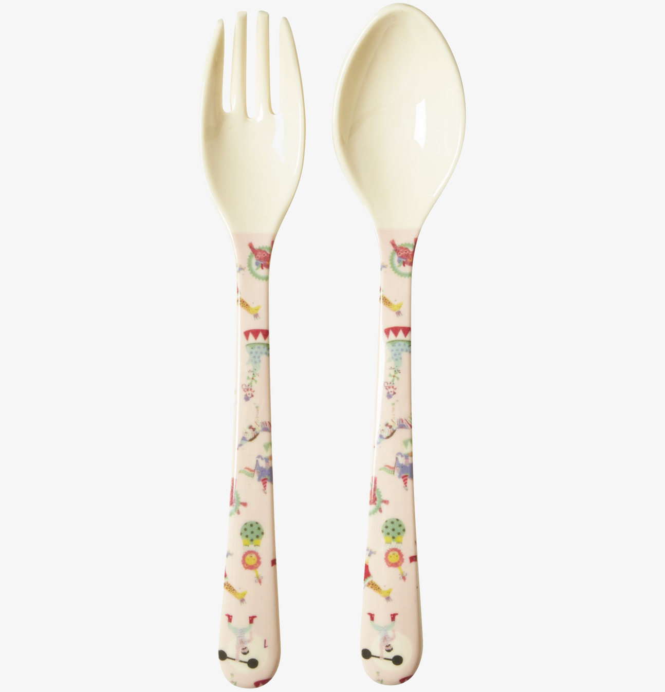 Bestickset Circus Print Pink från Rice med cirkusmotiv