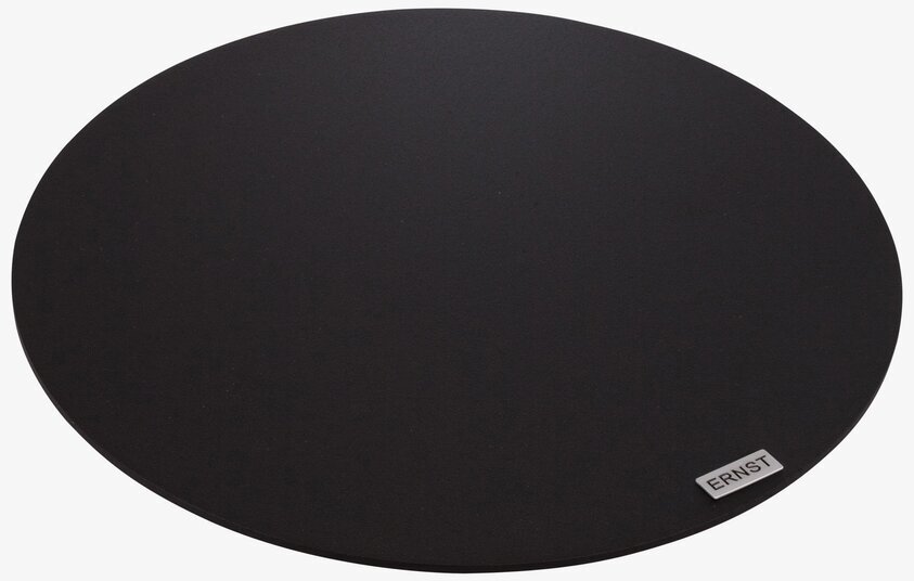 Ljusplatta Rund Svart från Ernst, dekorativ och praktisk