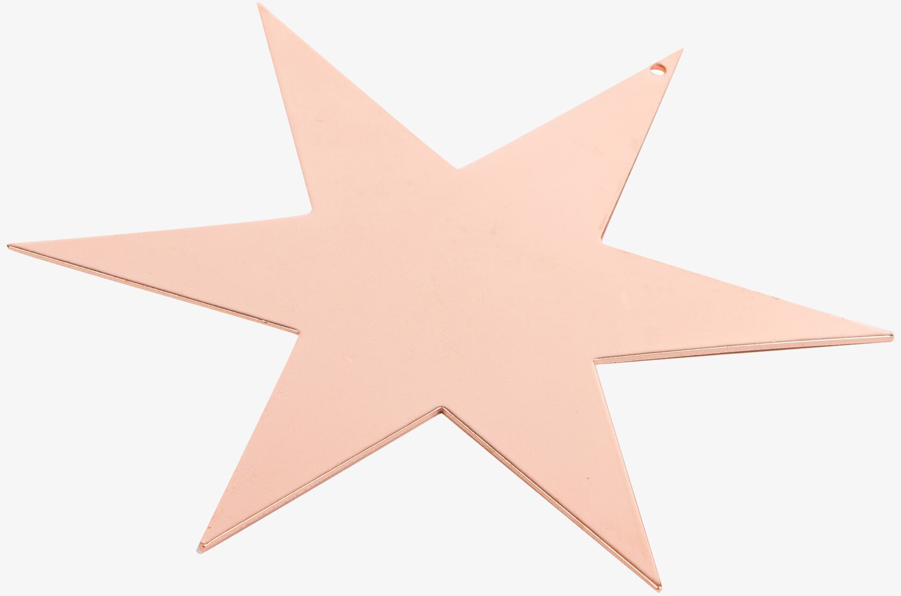 Stjärna Koppar 17 cm från Ernst, elegant koppardekoration