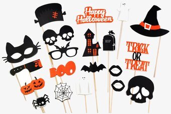 Photo Booth Halloween från Propaganda med festlig rekvisita