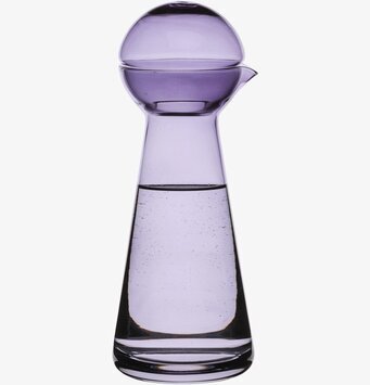 Karaff Birdie Lila från Sagaform med unik lila nyans