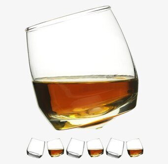 Whiskeyglas 6-Pack från Sagaform med lutande design