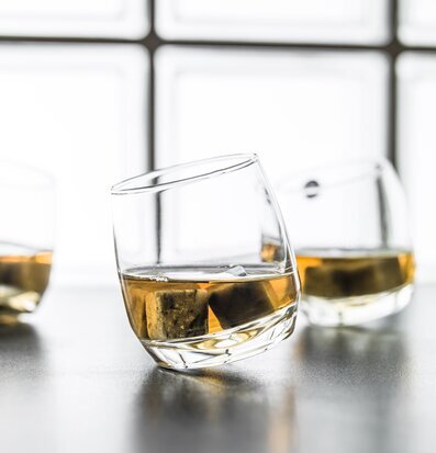 Whiskeyglas 6-Pack från Sagaform med lutande design