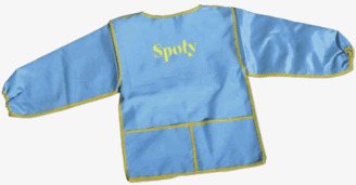 Spoty förkläde 2-4 år från Color & Co med långa ärmar