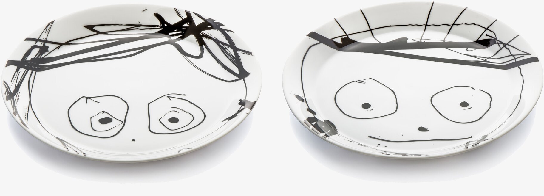 Tallrik 2-Pack Great Guys från Poul Pava med unika mönster