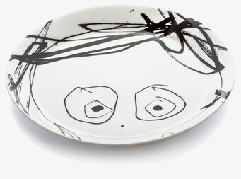 Tallrik 2-Pack Great Guys från Poul Pava med konstnärlig design