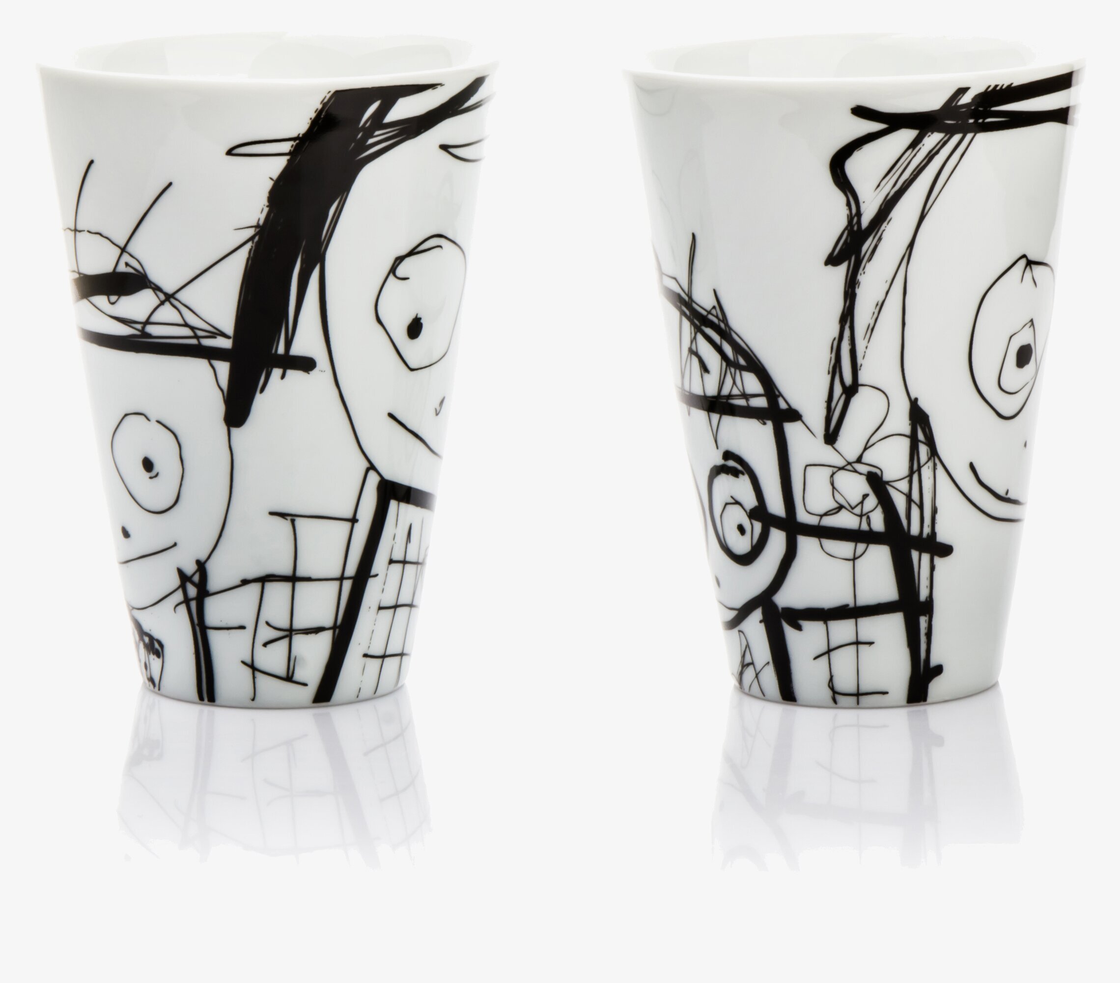 Termomugg Great Guys 30cl 2-pack från Poul Pava, vit bakgrund