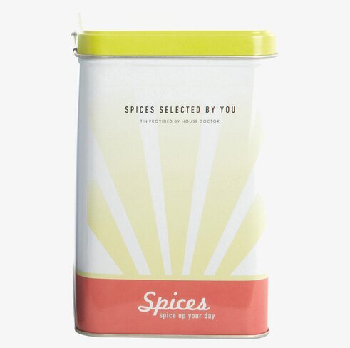 Kryddor/müsli/örter - Gul från House Doctor, stilren burk