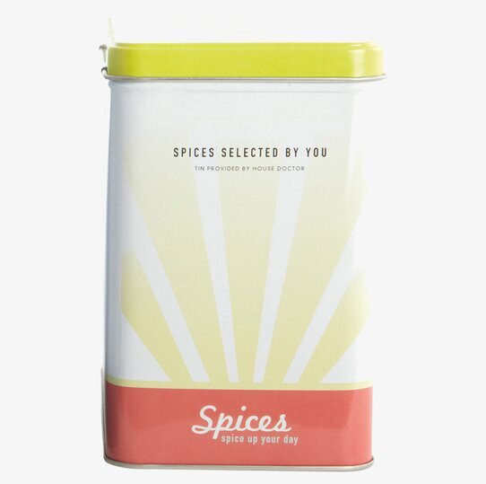 Kryddor/müsli/örter - Gul från House Doctor, stilren burk