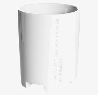 Mugg Citat Rummet från Ernst med ingraverat citat