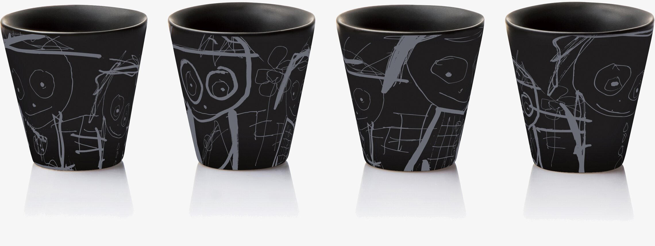 Äggkopp Great Guys 4-Pack från Poul Pava med unik design