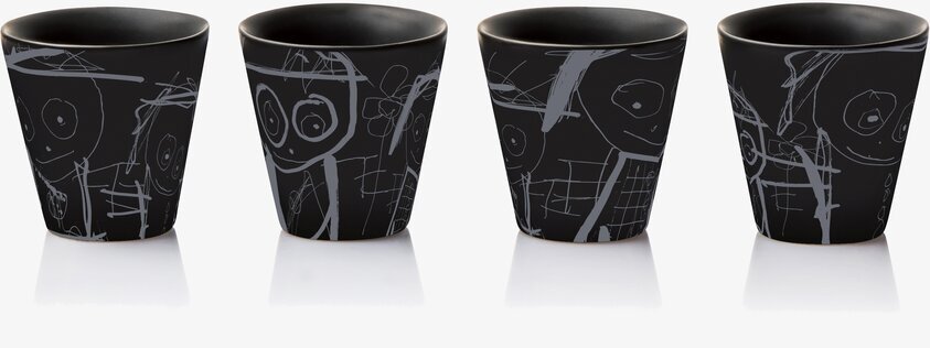 Äggkopp Great Guys 4-Pack från Poul Pava med unik design