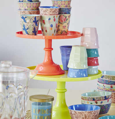 Färgglada Rice-produkter med Liten Skål Dutch Rose Print