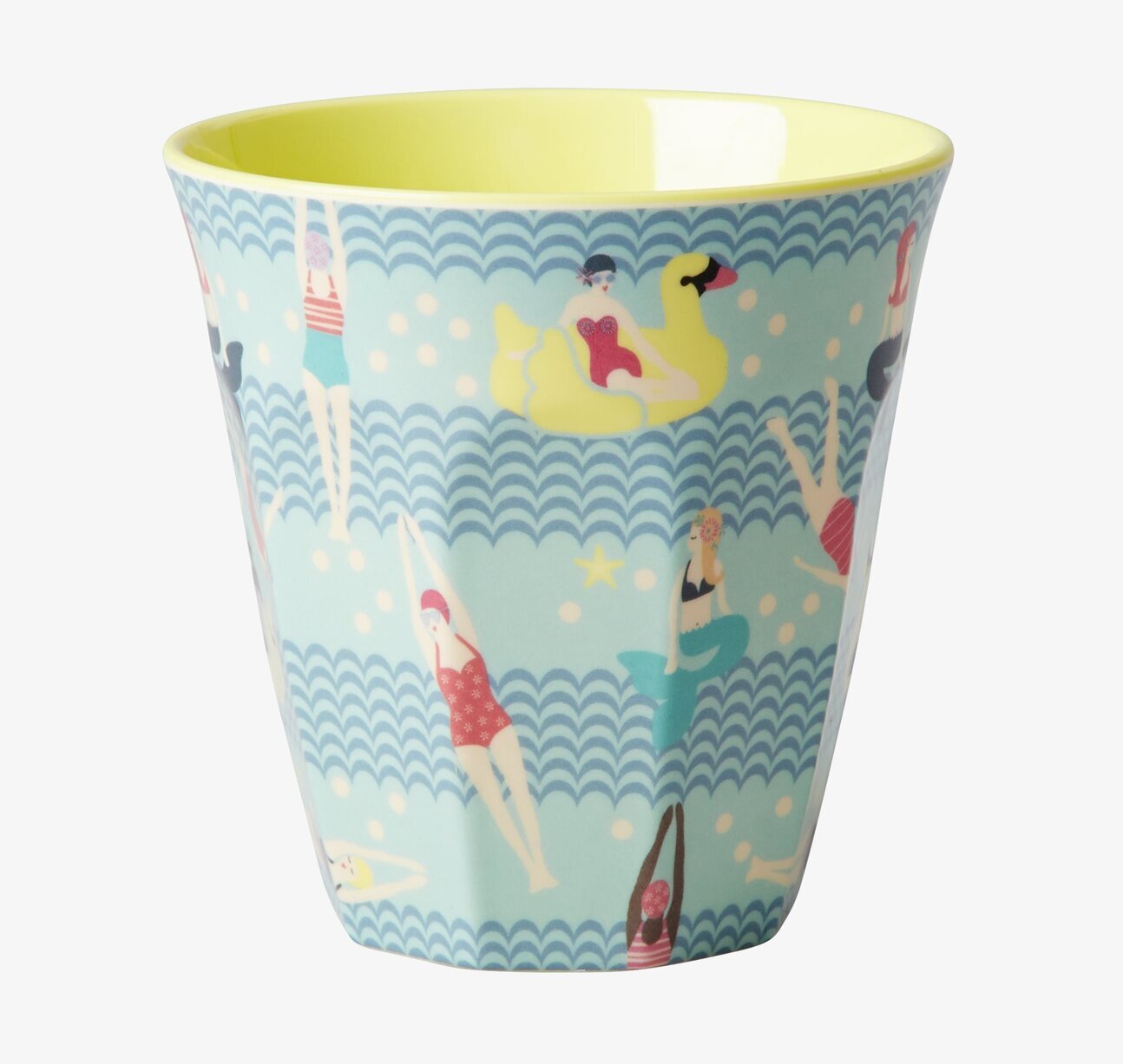 Mugg Swimster Print från Rice med färgglatt badtema