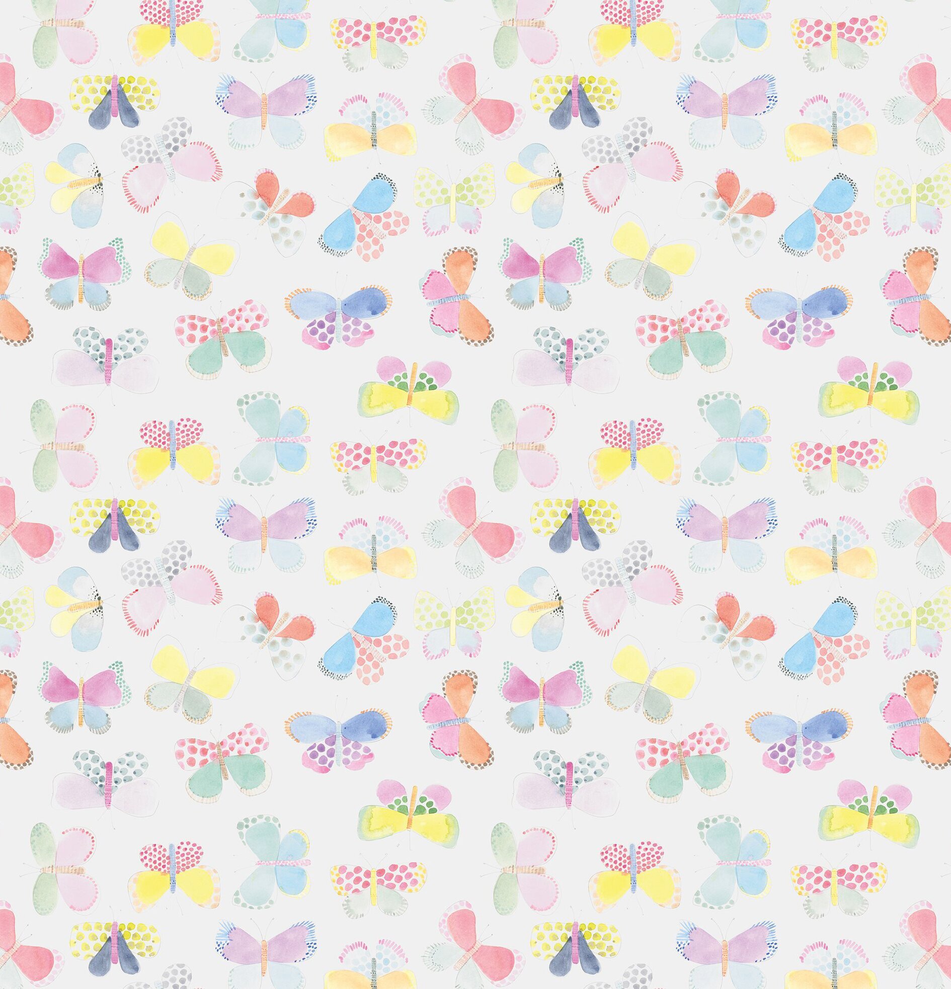 Mugg Butterfly Print från Rice med färgglada fjärilar