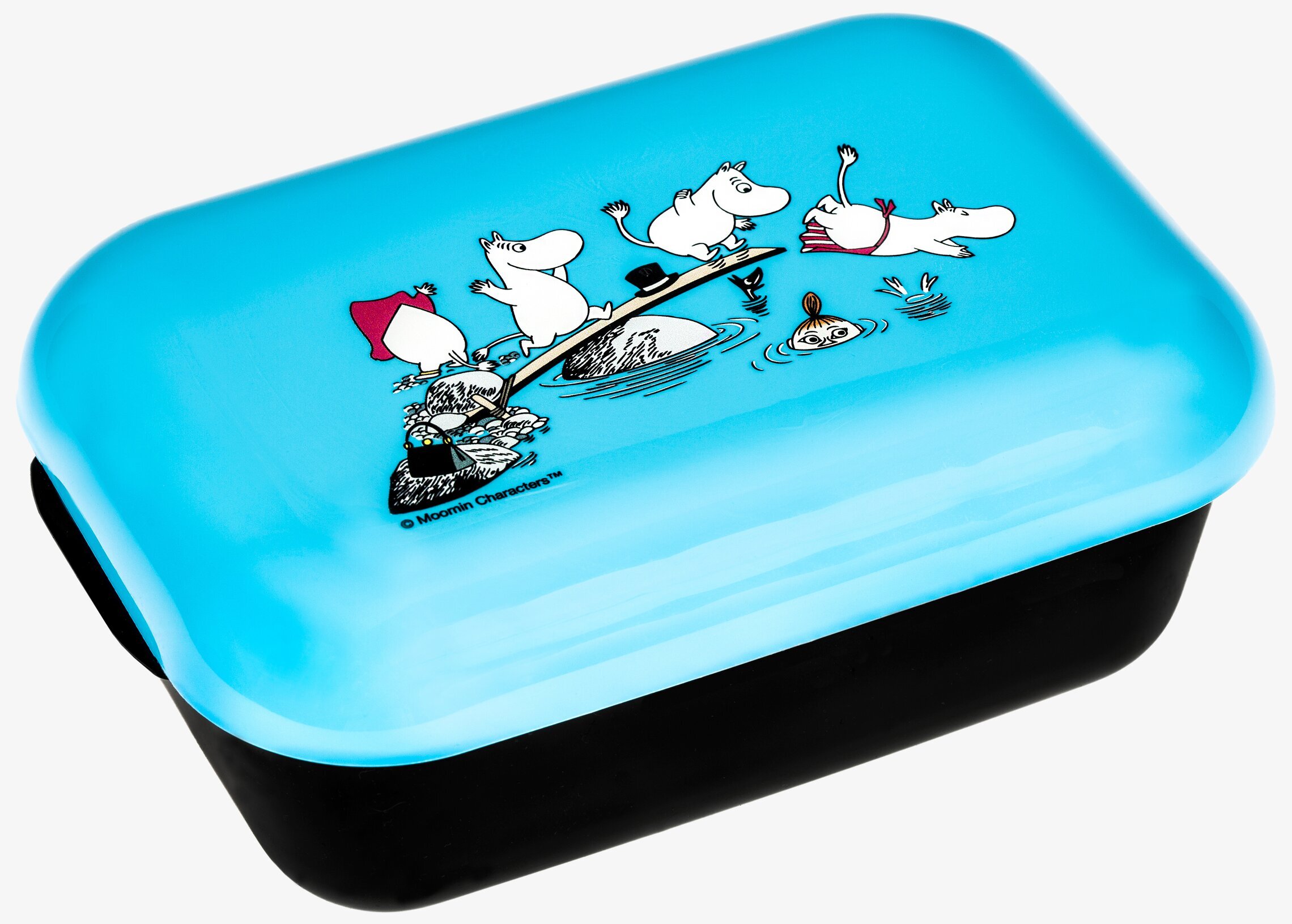 Frozzypack Mumin Blå matlåda med kylfunktion och Muminmotiv