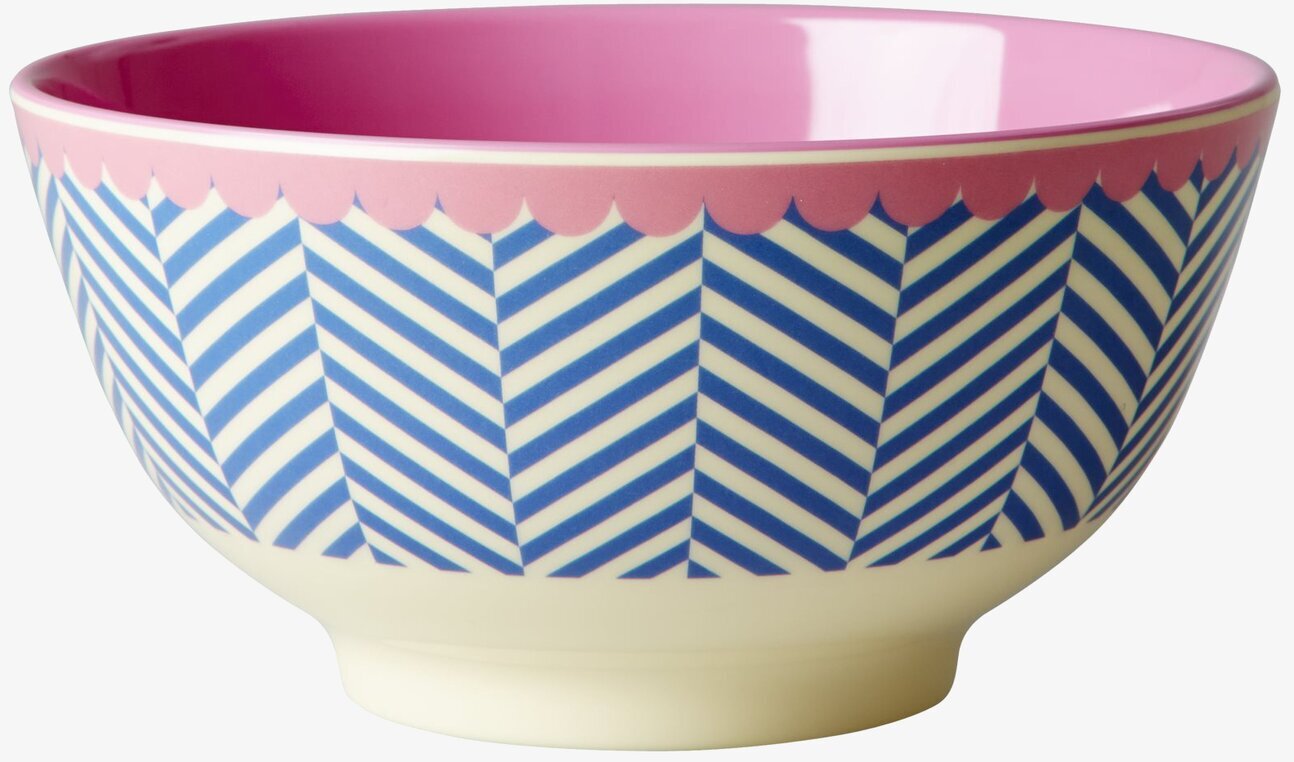 Skål Sailor Stripe Print från Rice med blåvita ränder