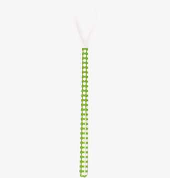 Lång Melaminsked Celebration Prints från Rice med grönt skaft