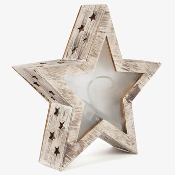 Stjärna LED från Sass & Belle, rustik och batteridriven