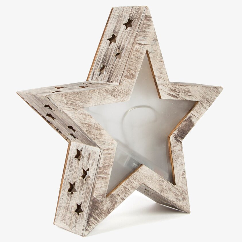 Stjärna LED från Sass & Belle, rustik och batteridriven