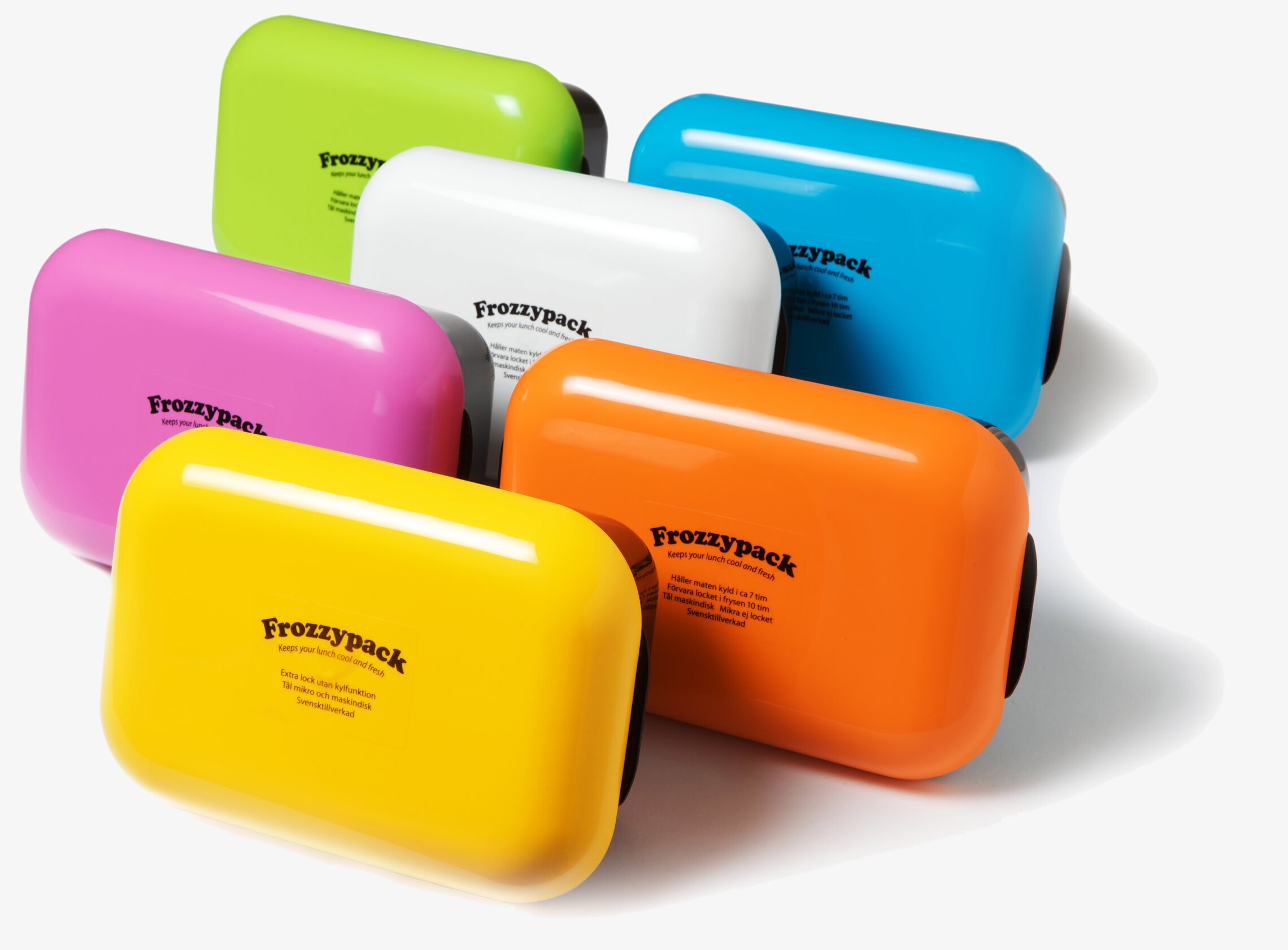 Frozzypack Original Vit/Svart matlåda med kylfunktion