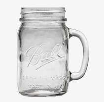 Ball Mason Jars - Handled Pint från Ball Mason Jar i klart glas