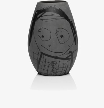 Great Guys - Vas 18,5 cm från Poul Pava på vit yta