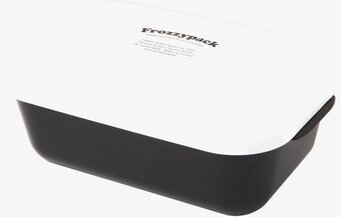 Frozzypack Original Vit/Svart matlåda med kylande lock