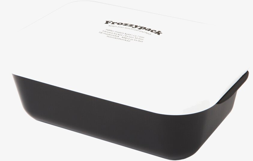 Frozzypack Original Vit/Svart matlåda med kylande lock