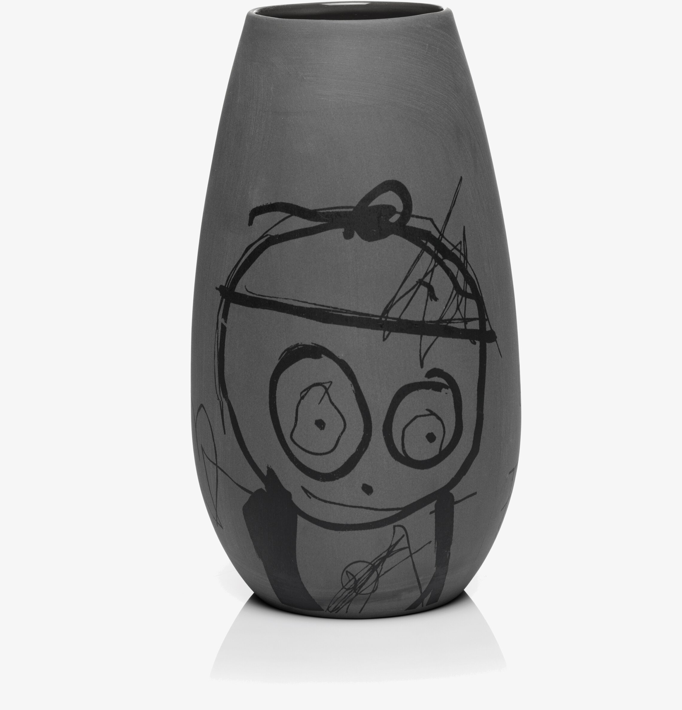 Great Guys - Vas 23,5 cm från Poul Pava med abstrakt ansikte