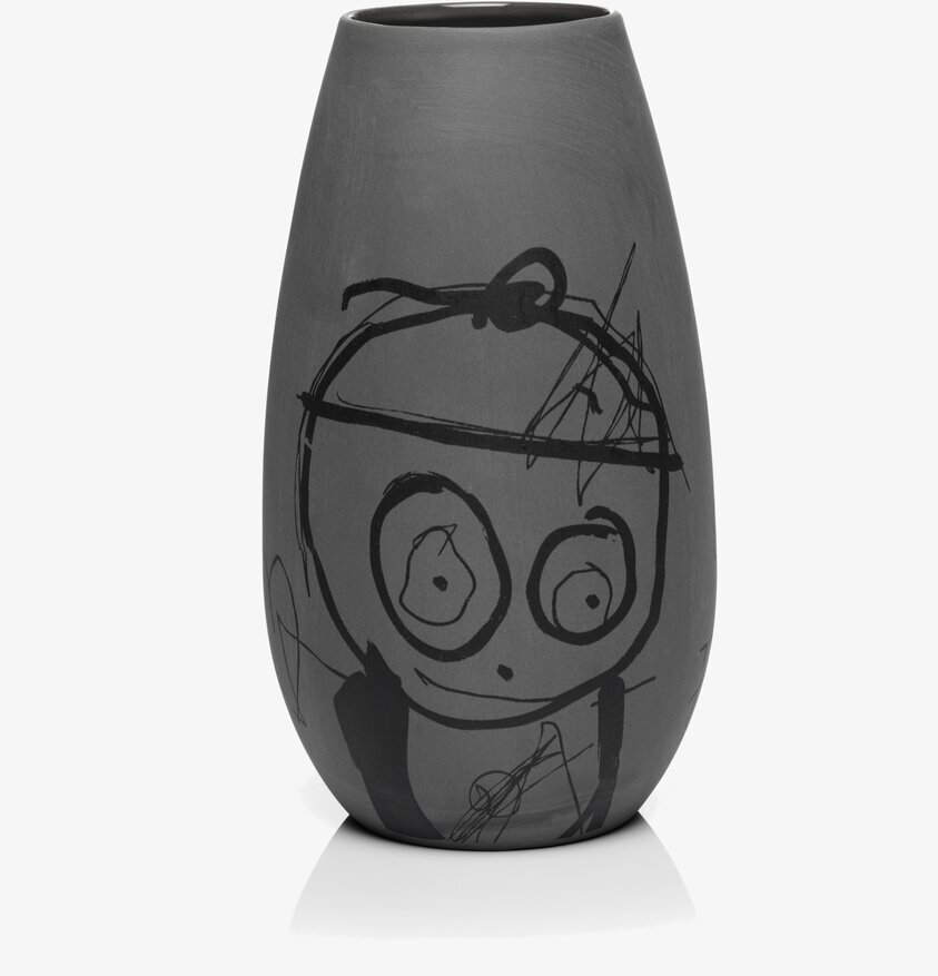 Great Guys - Vas 23,5 cm från Poul Pava med abstrakt ansikte